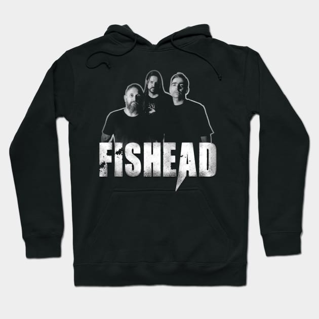 FISHEAD OFFICIAL - (FRONT & BACK) Band Members Layout Hoodie by Fishead Official Merch